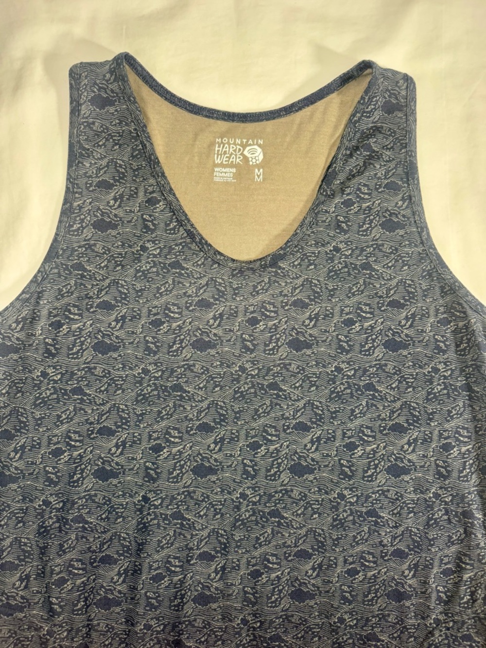 Mountain Hardwear Dress Women's Medium  Blue Green Sleeveless Casual Crew Neck